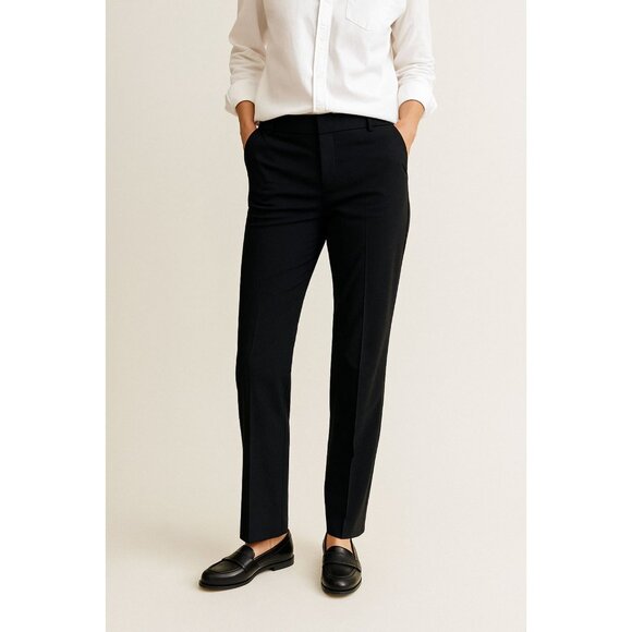 Vince Wool Blend Slim Fit Trousers Women’s Size 6 – Minimal Modern Work Pant - Picture 1 of 6